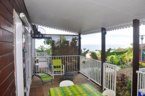 Отель Bungalow de 2 chambres a Bouillante a 100 m de la plage avec vue sur la mer jardin et wifi  Буйант